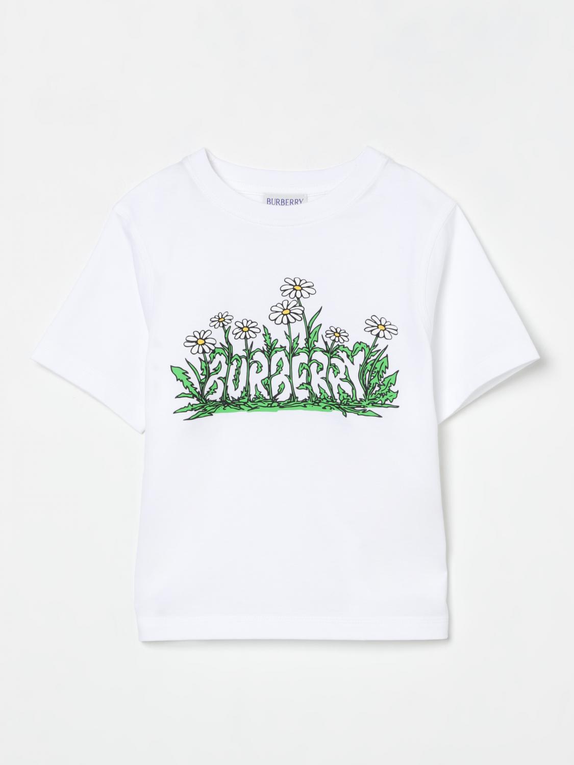 Burberry T Shirt Kids White