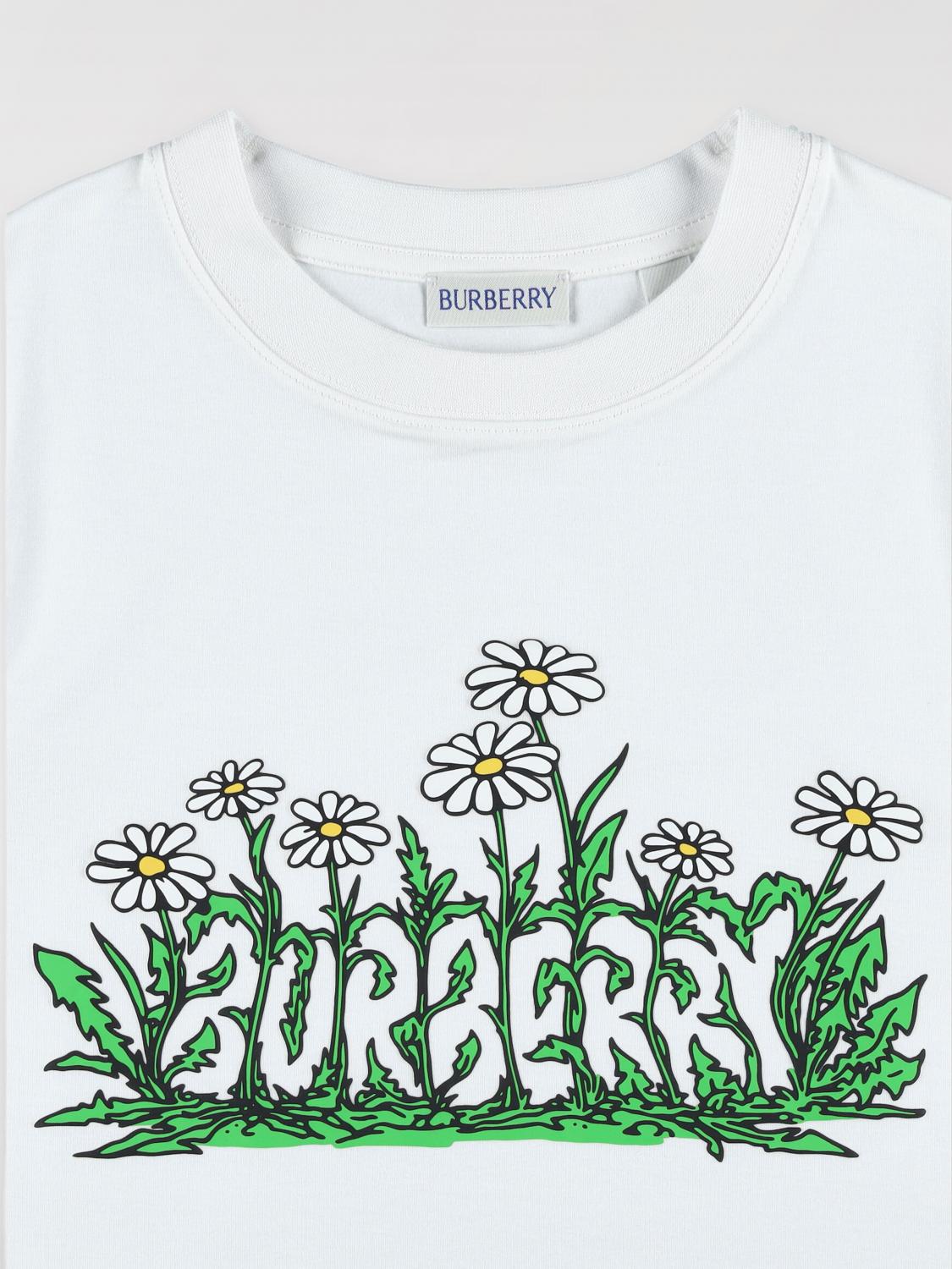 Burberry T Shirt Kids White
