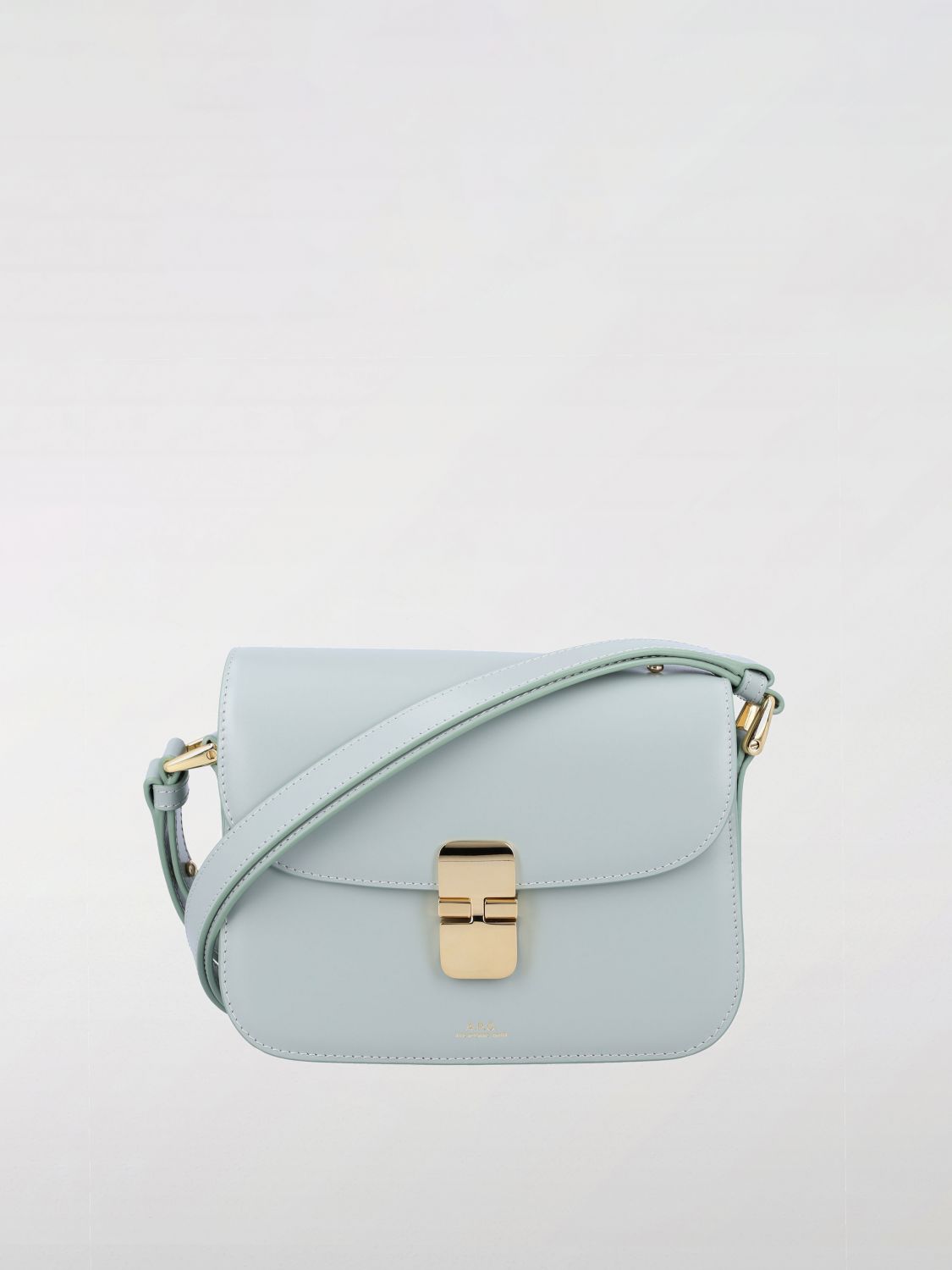 A.P.C. Crossbody Bags Woman Blue