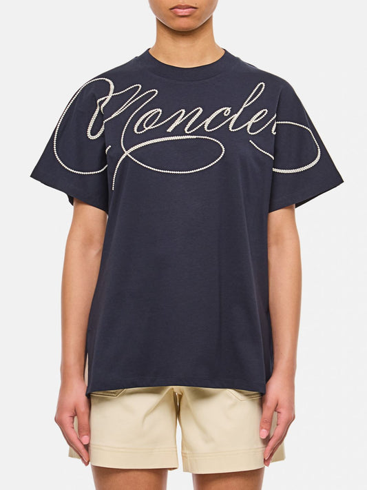 Moncler T Shirt Woman Blue