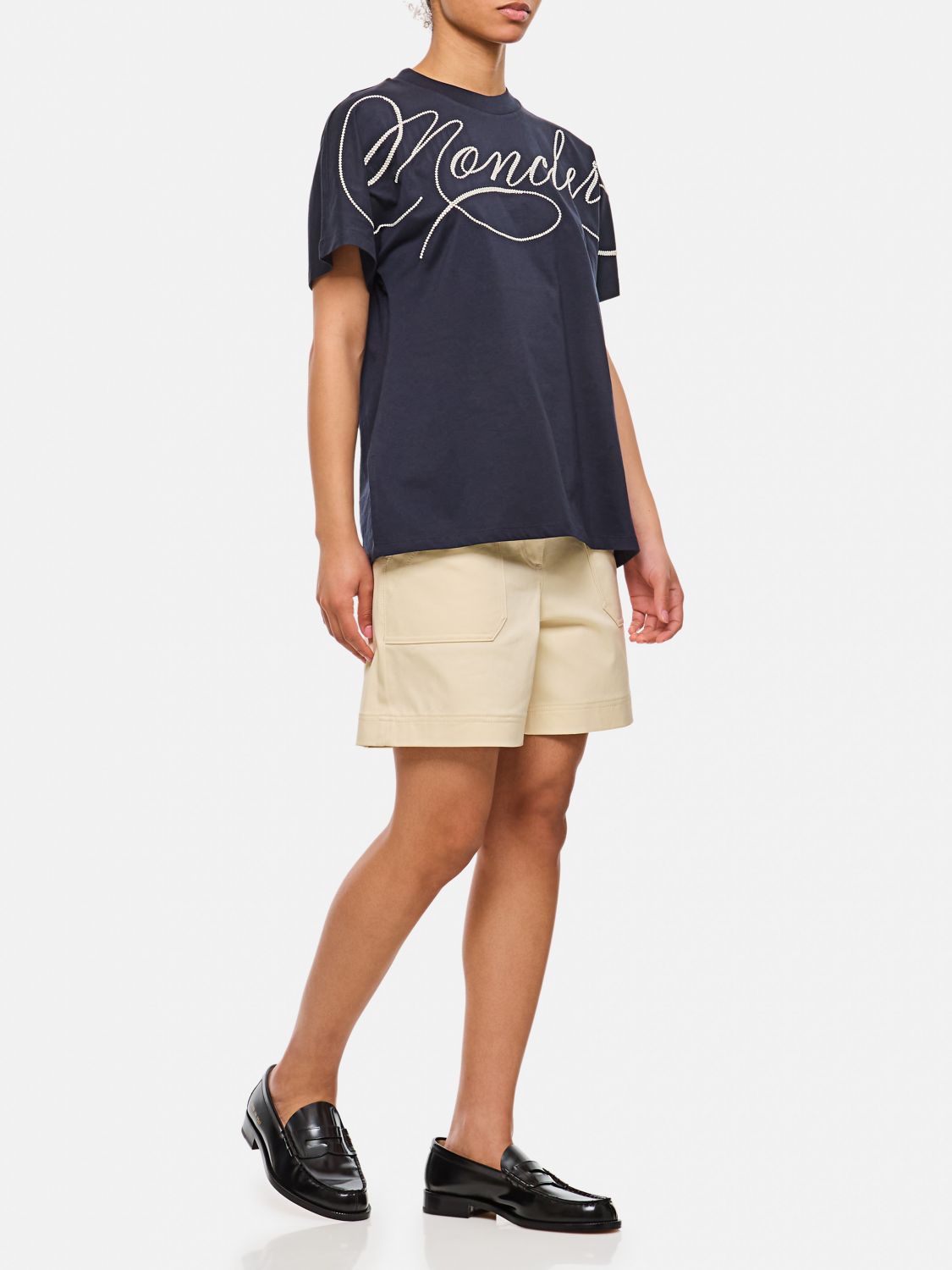 Moncler T Shirt Woman Blue