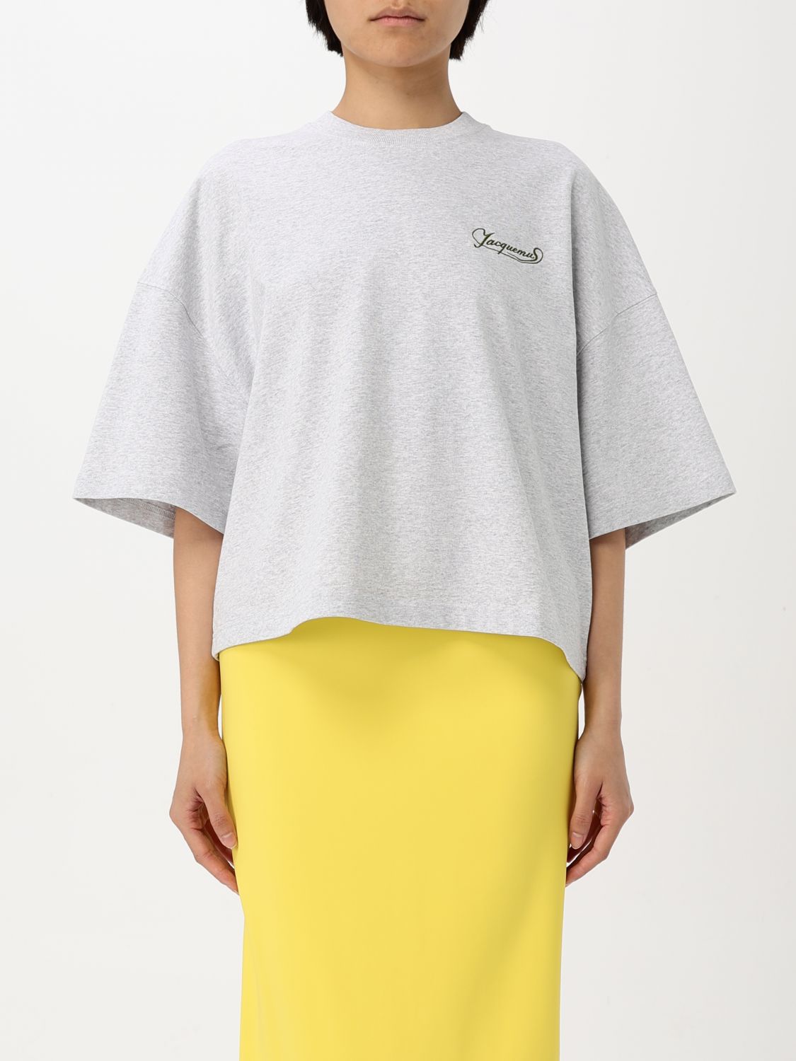 Jacquemus T Shirt Woman Grey