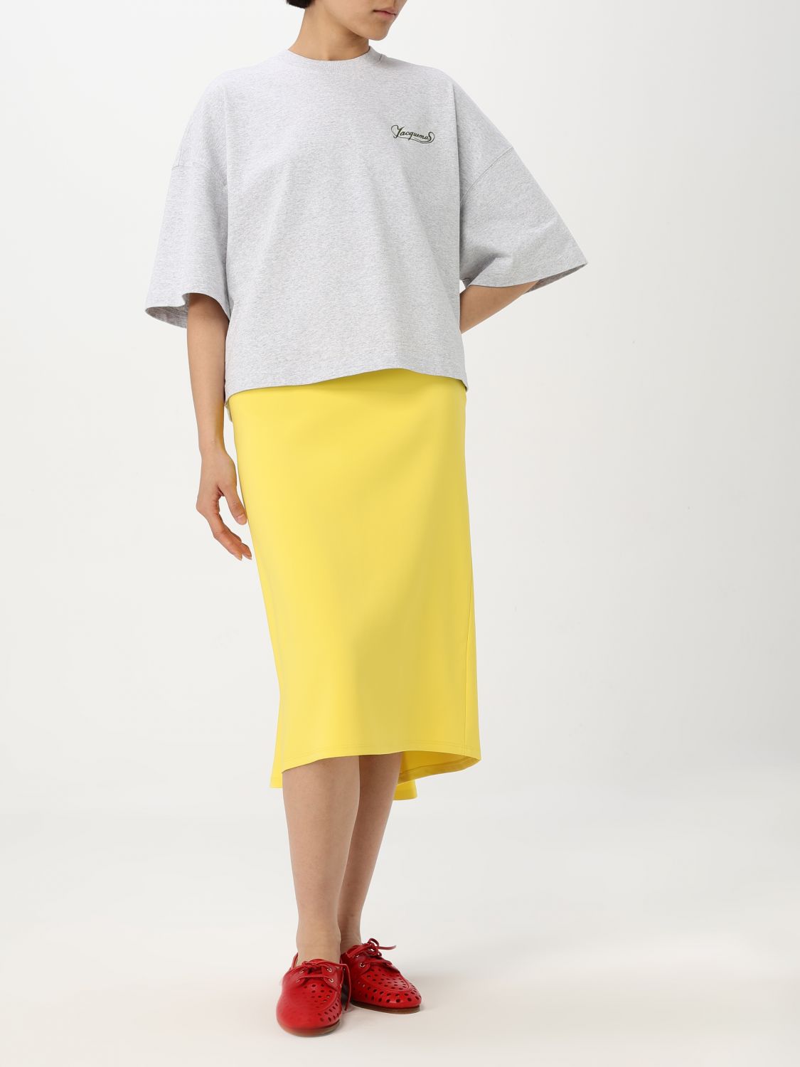 Jacquemus T Shirt Woman Grey