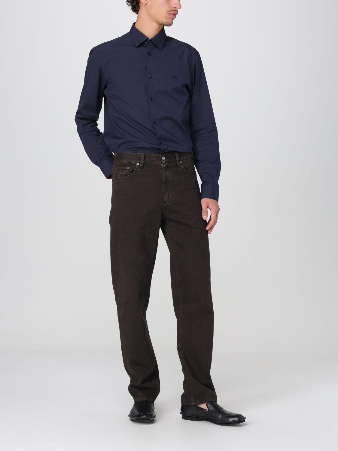 Burberry Shirt Men Blue