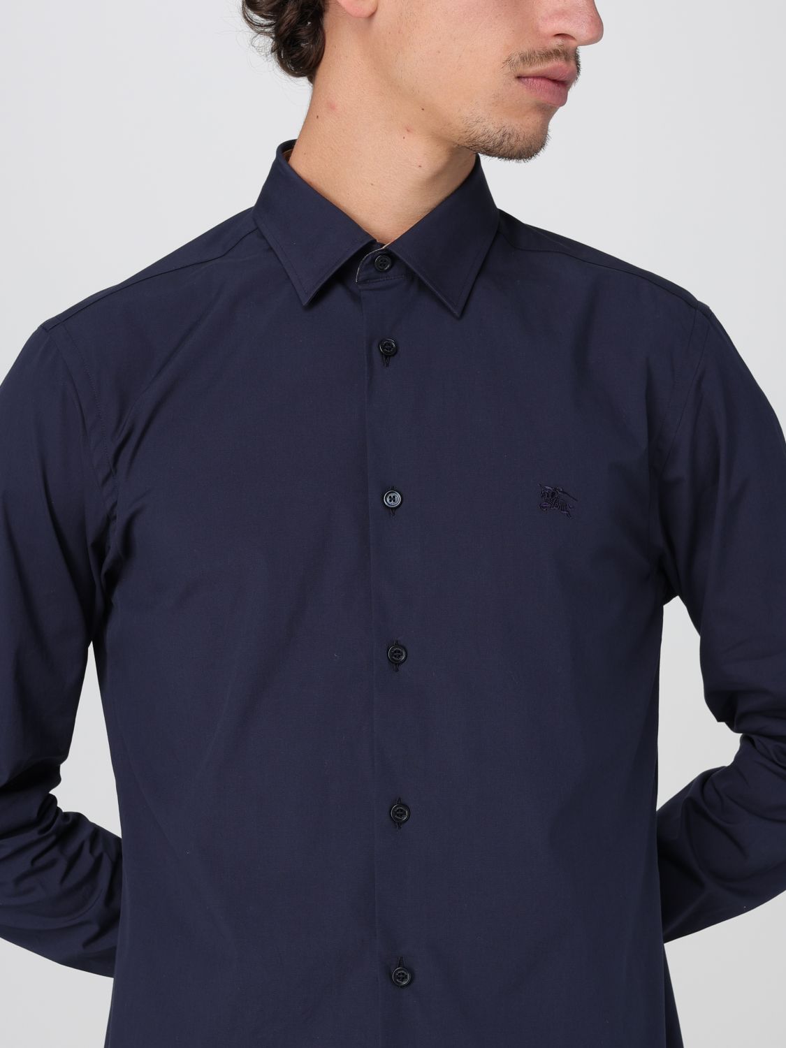 Burberry Shirt Men Blue