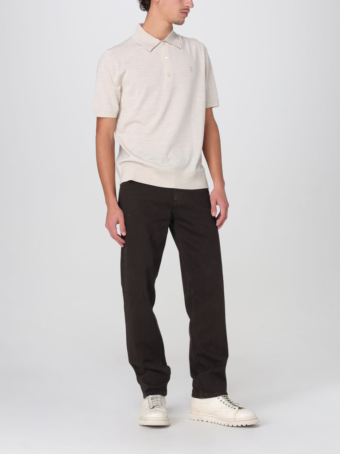 Burberry Polo Shirt Men Beige