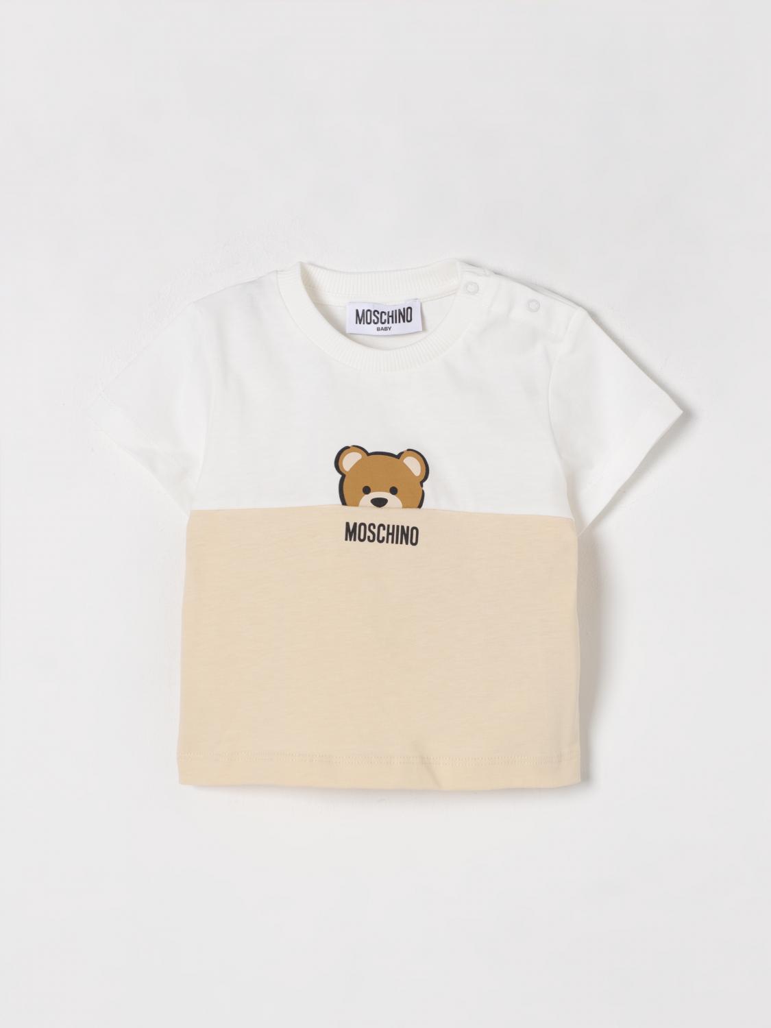Moschino T Shirt Kids Beige