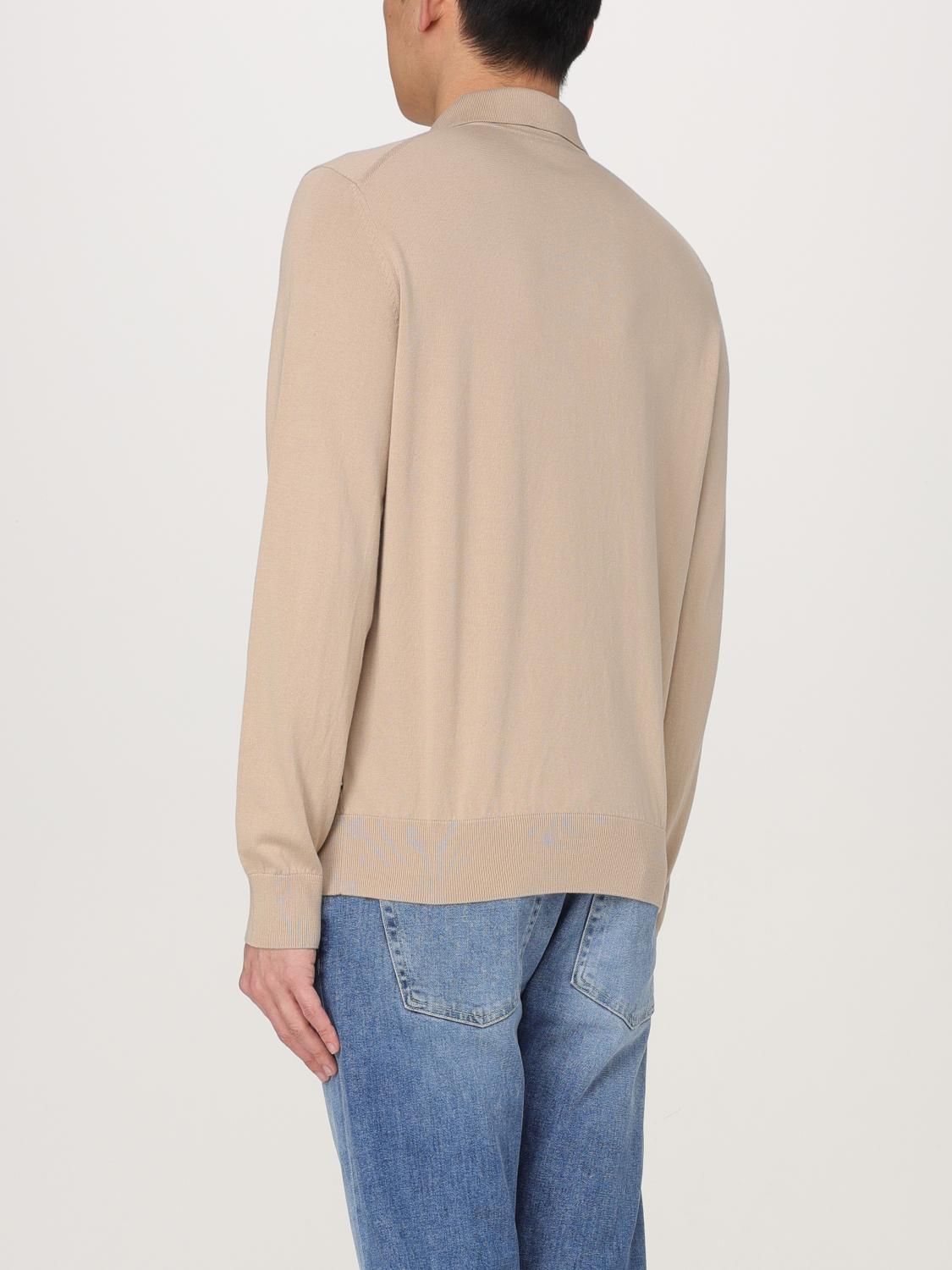 Boss Polo Shirt Men Beige