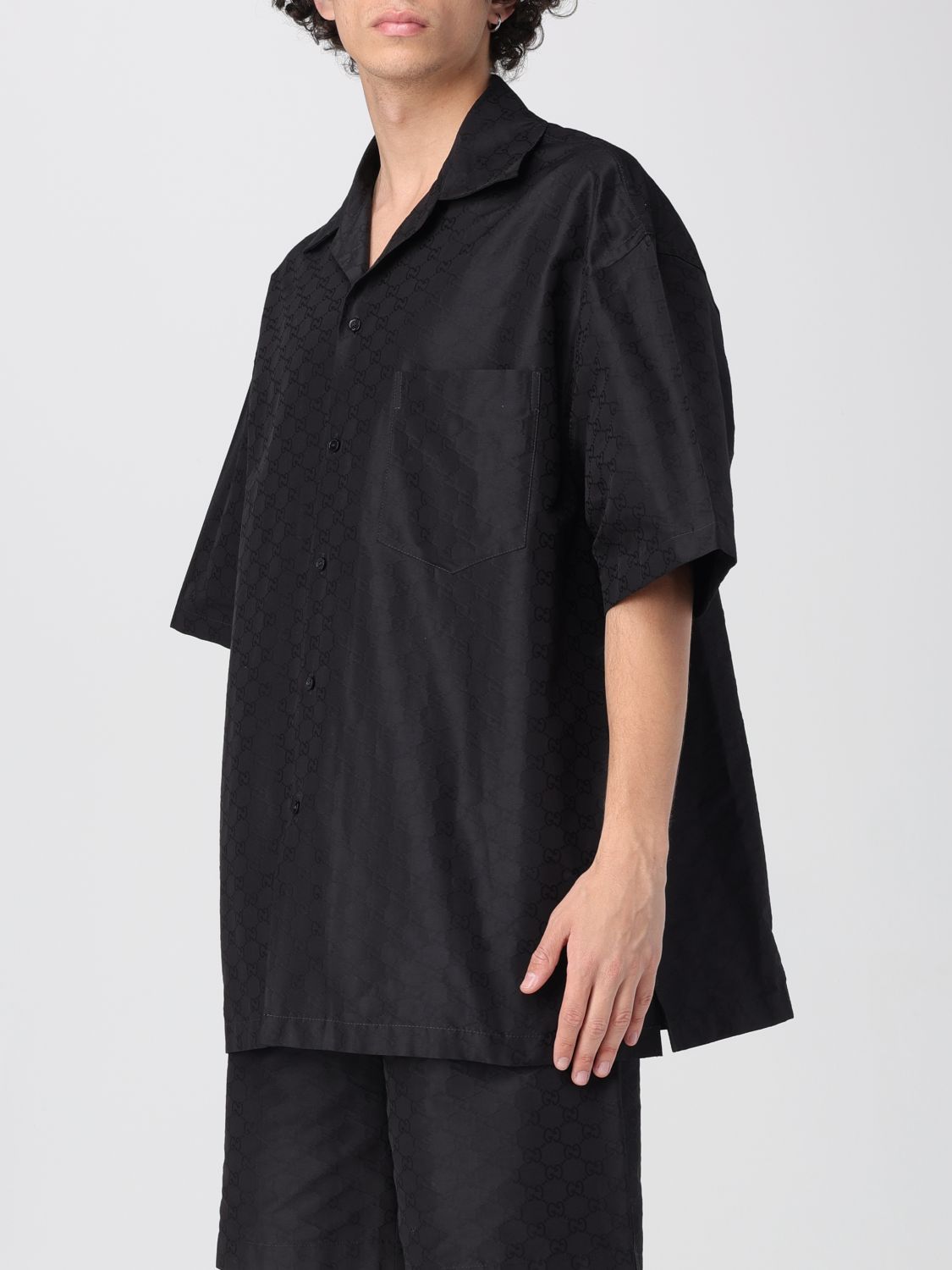 Gucci Shirt Men Black