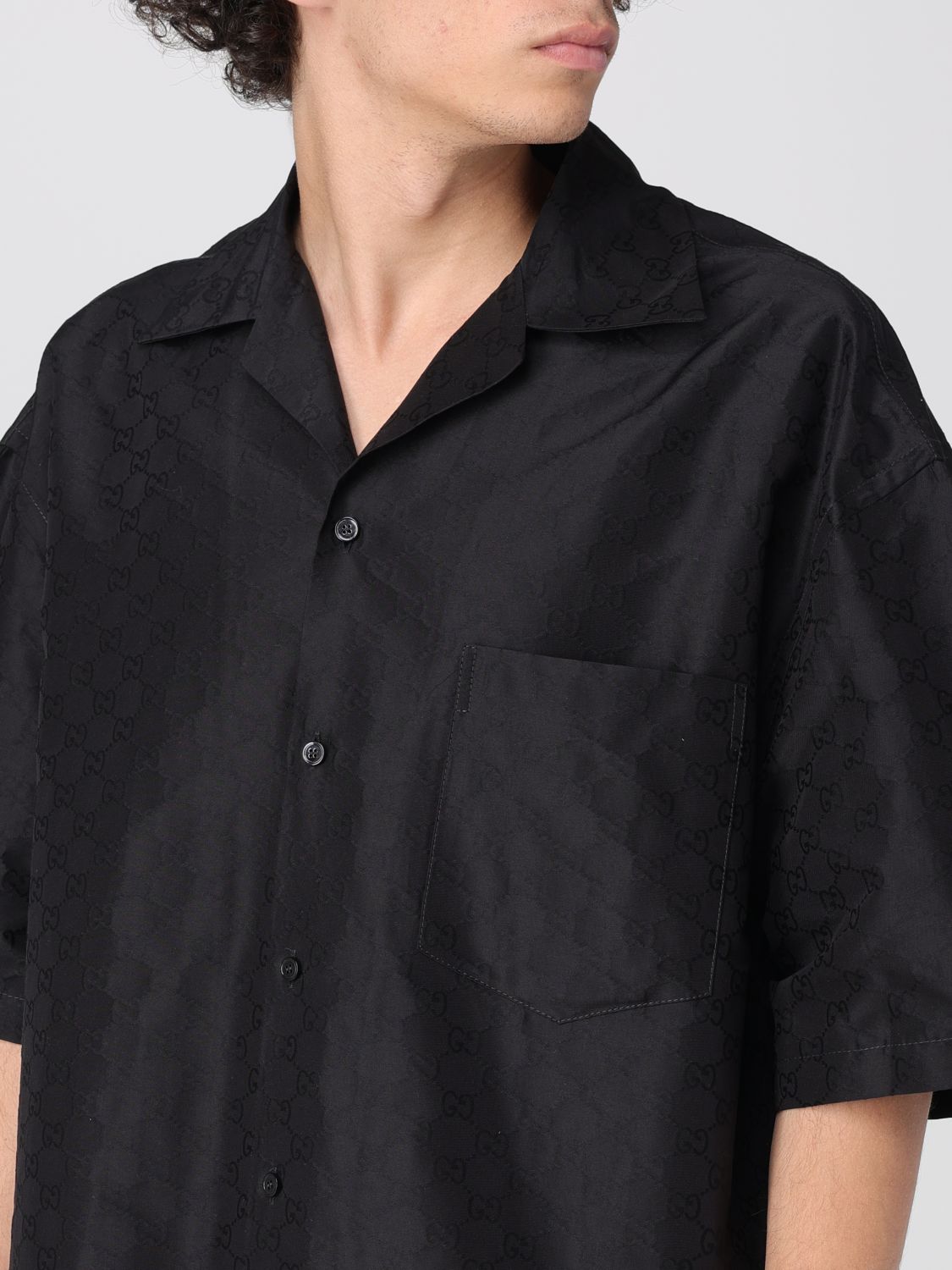 Gucci Shirt Men Black