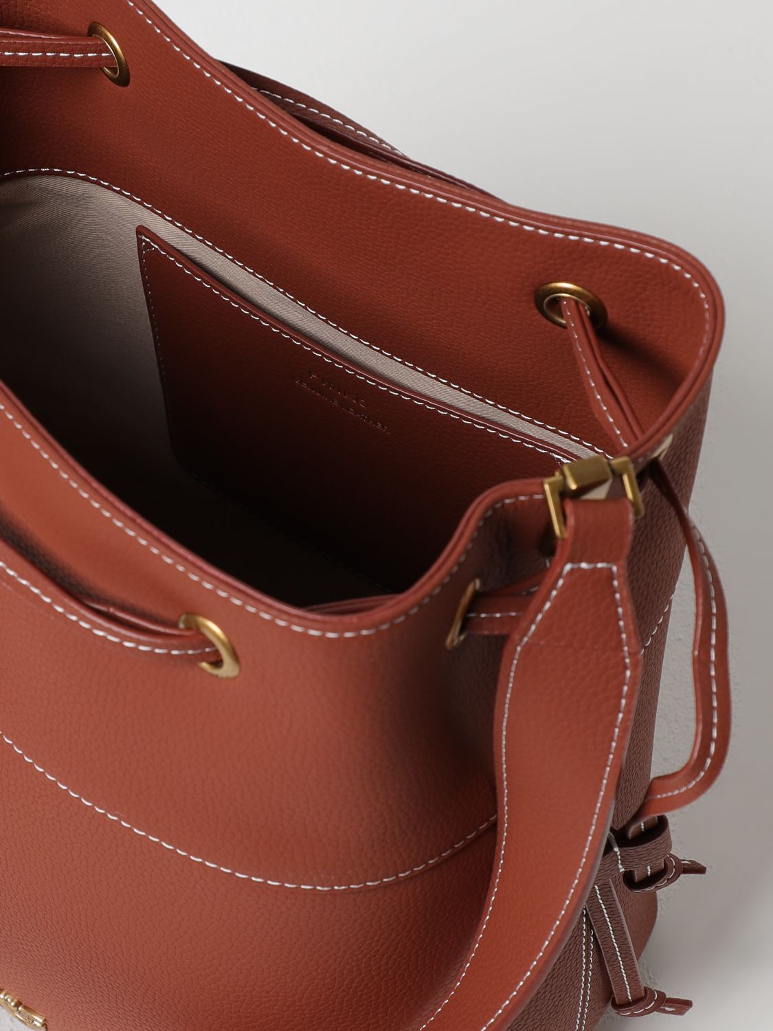Pinko Shoulder Bag Woman Brown
