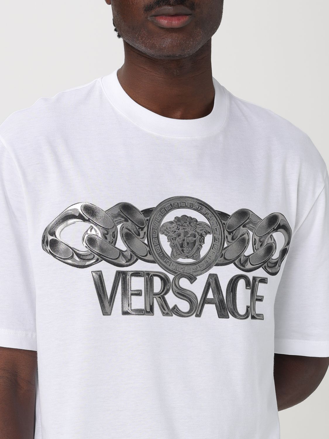 Versace T Shirt Men White