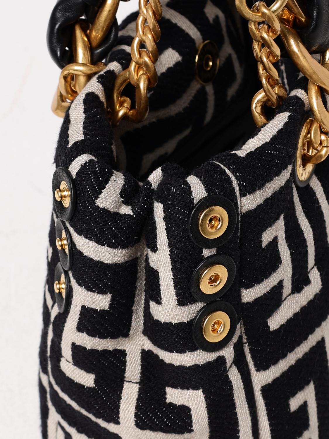 Balmain Tote Bags Woman Black