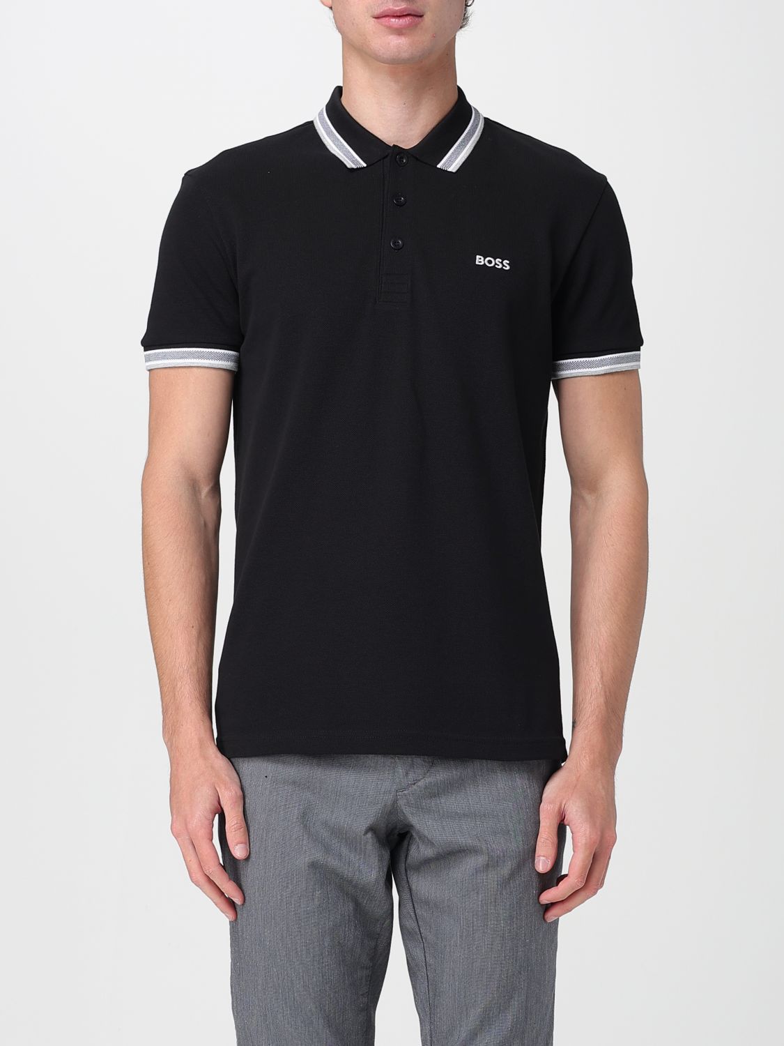 Boss Polo Shirt Men Beige
