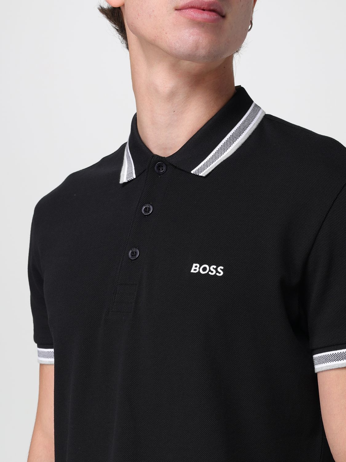 Boss Polo Shirt Men Beige