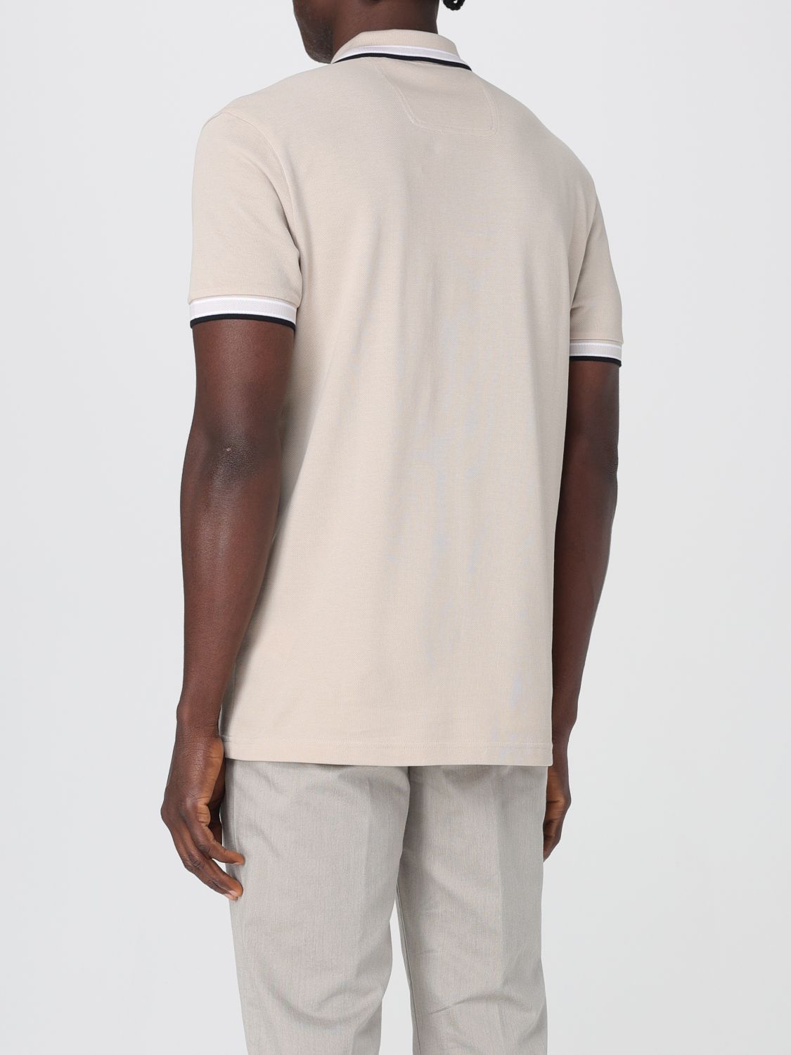 Boss Polo Shirt Men Beige