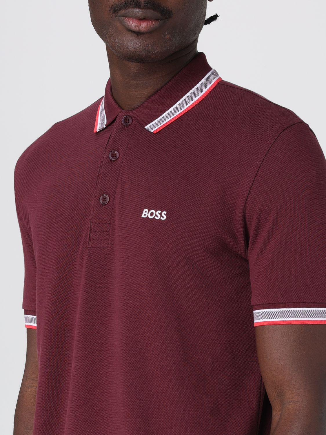 Boss Polo Shirt Men Beige