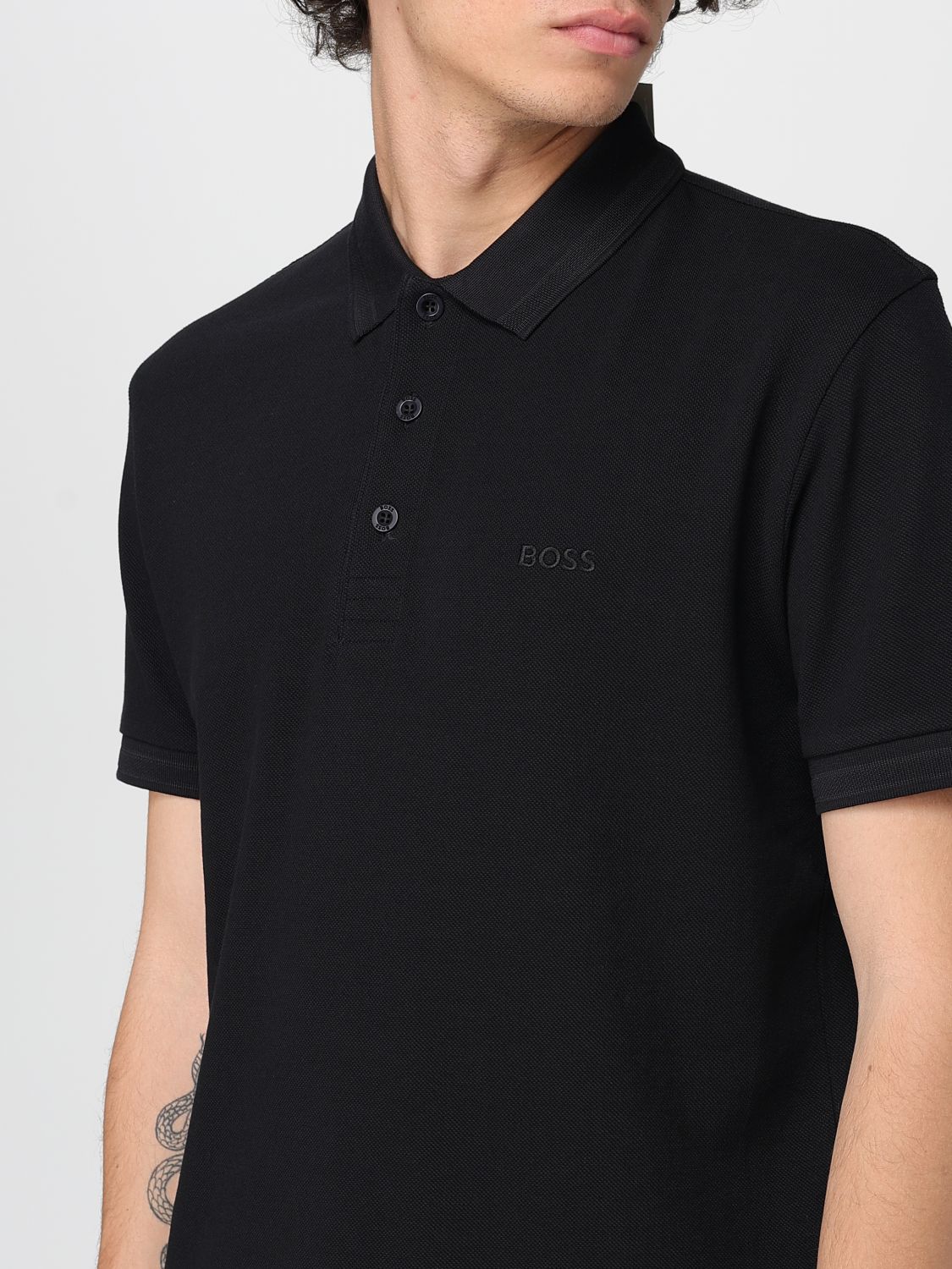 Boss Polo Shirt Men Beige