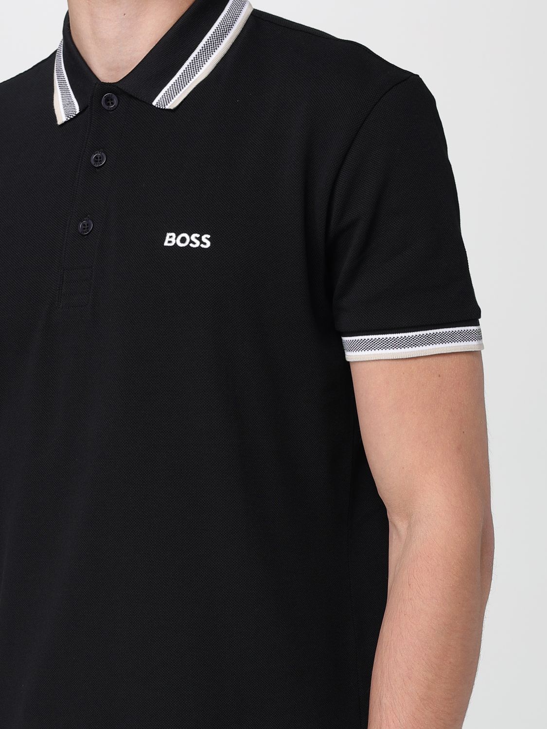 Boss Polo Shirt Men Beige