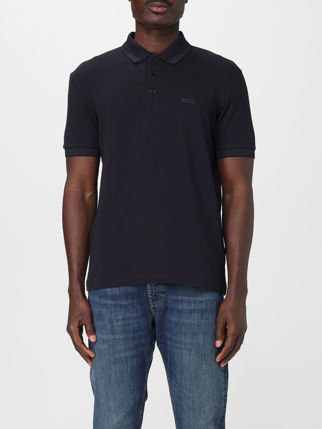 Boss Polo Shirt Men Beige