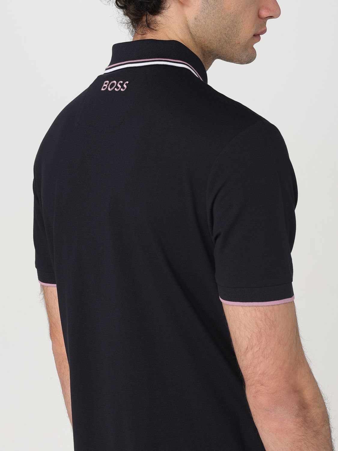 Boss Polo Shirt Men Beige