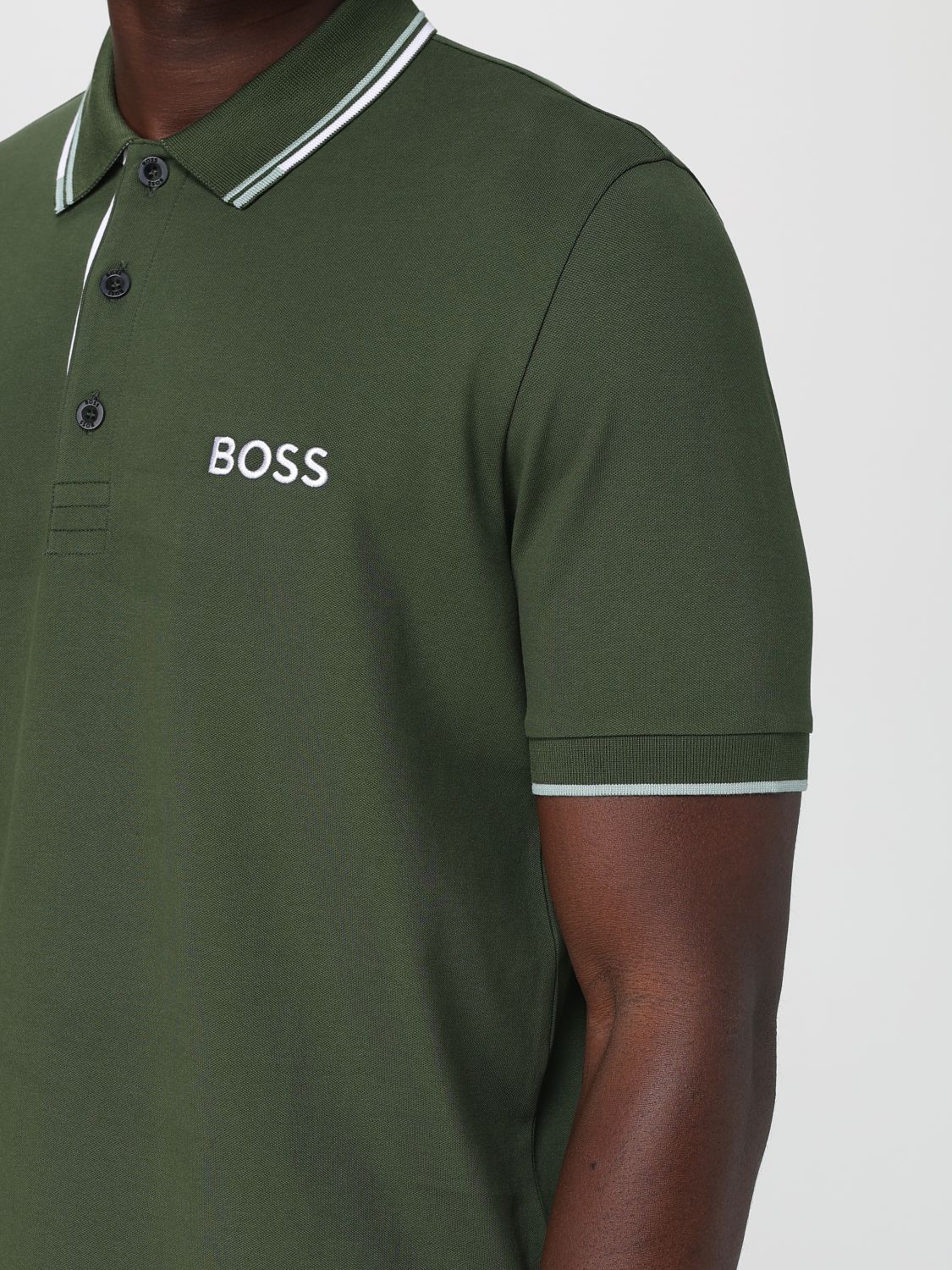 Boss Polo Shirt Men Beige