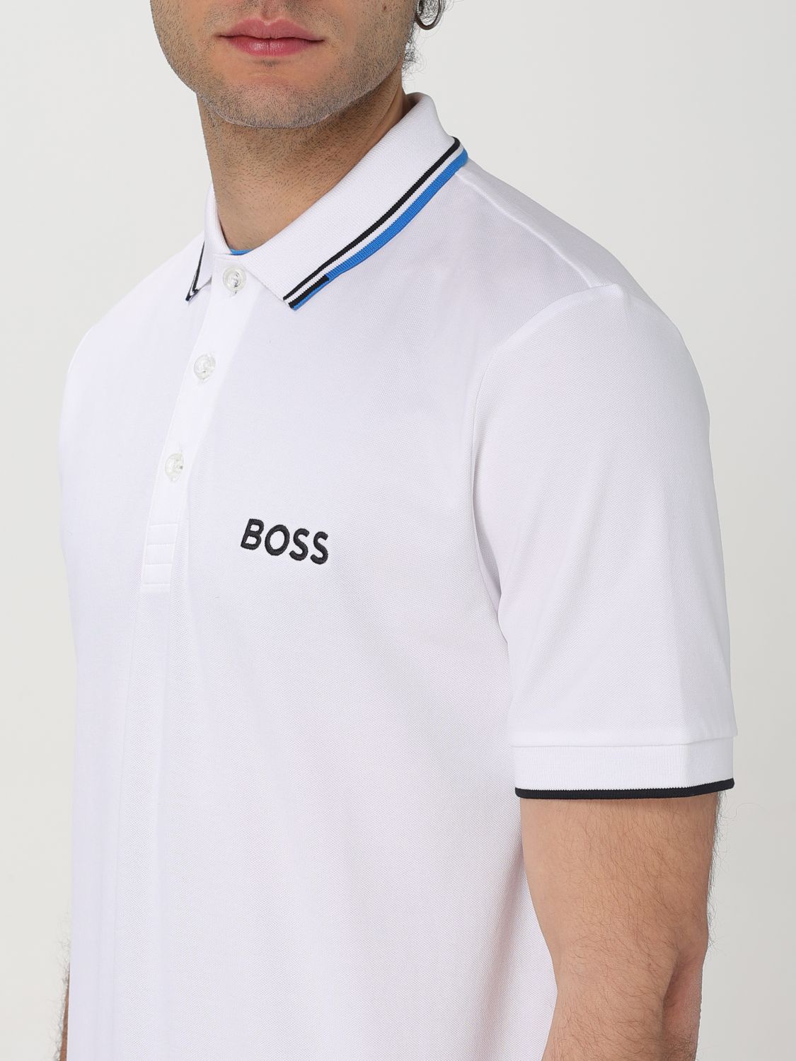 Boss Polo Shirt Men Beige