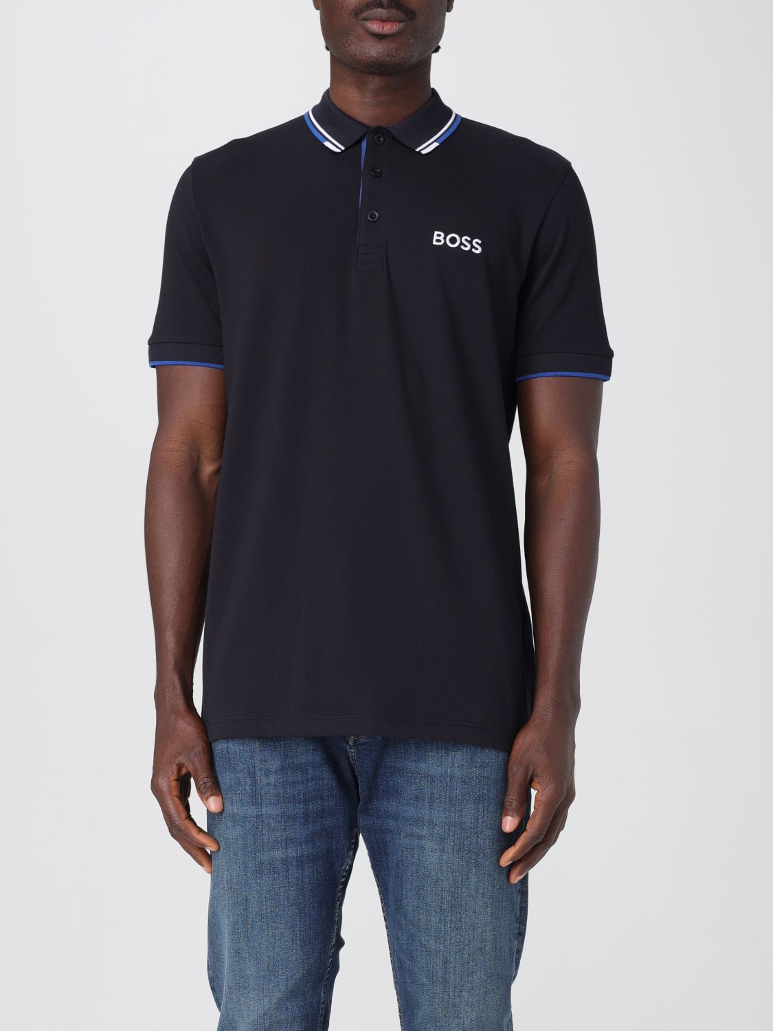 Boss Polo Shirt Men Beige