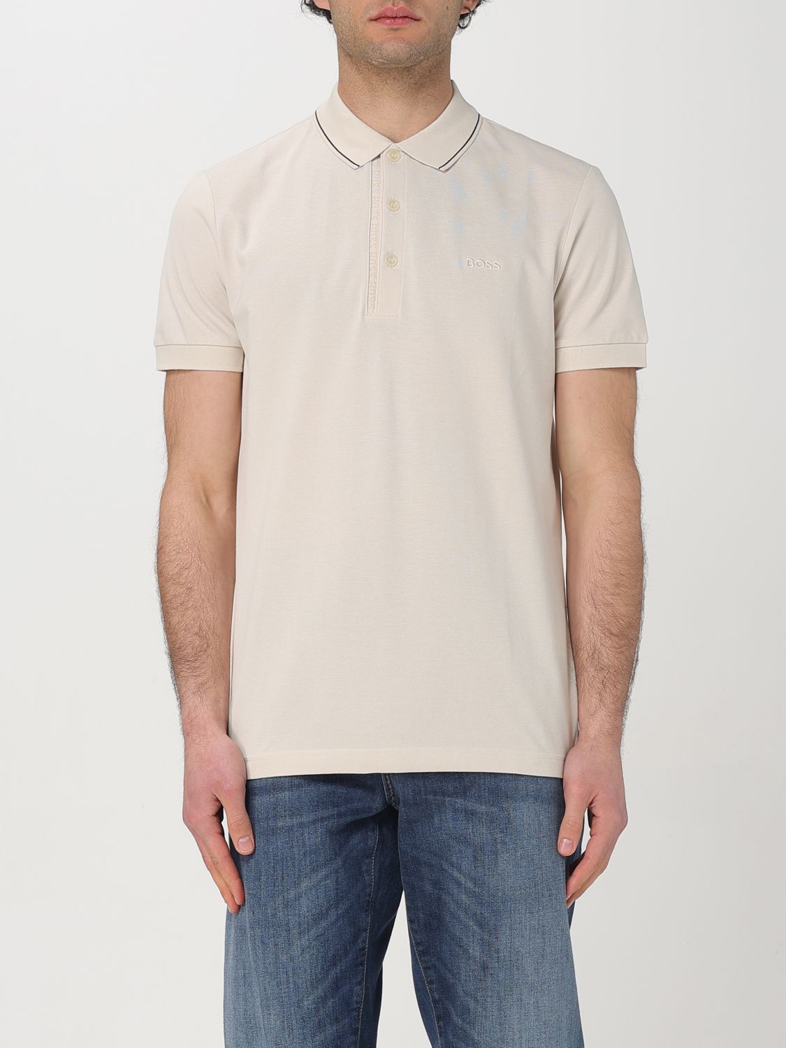 Boss Polo Shirt Men Black