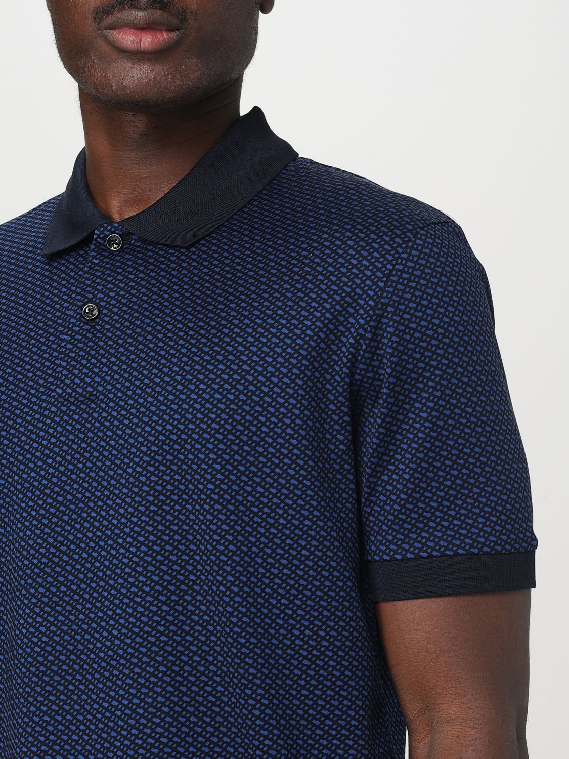 Boss Polo Shirt Men Blue
