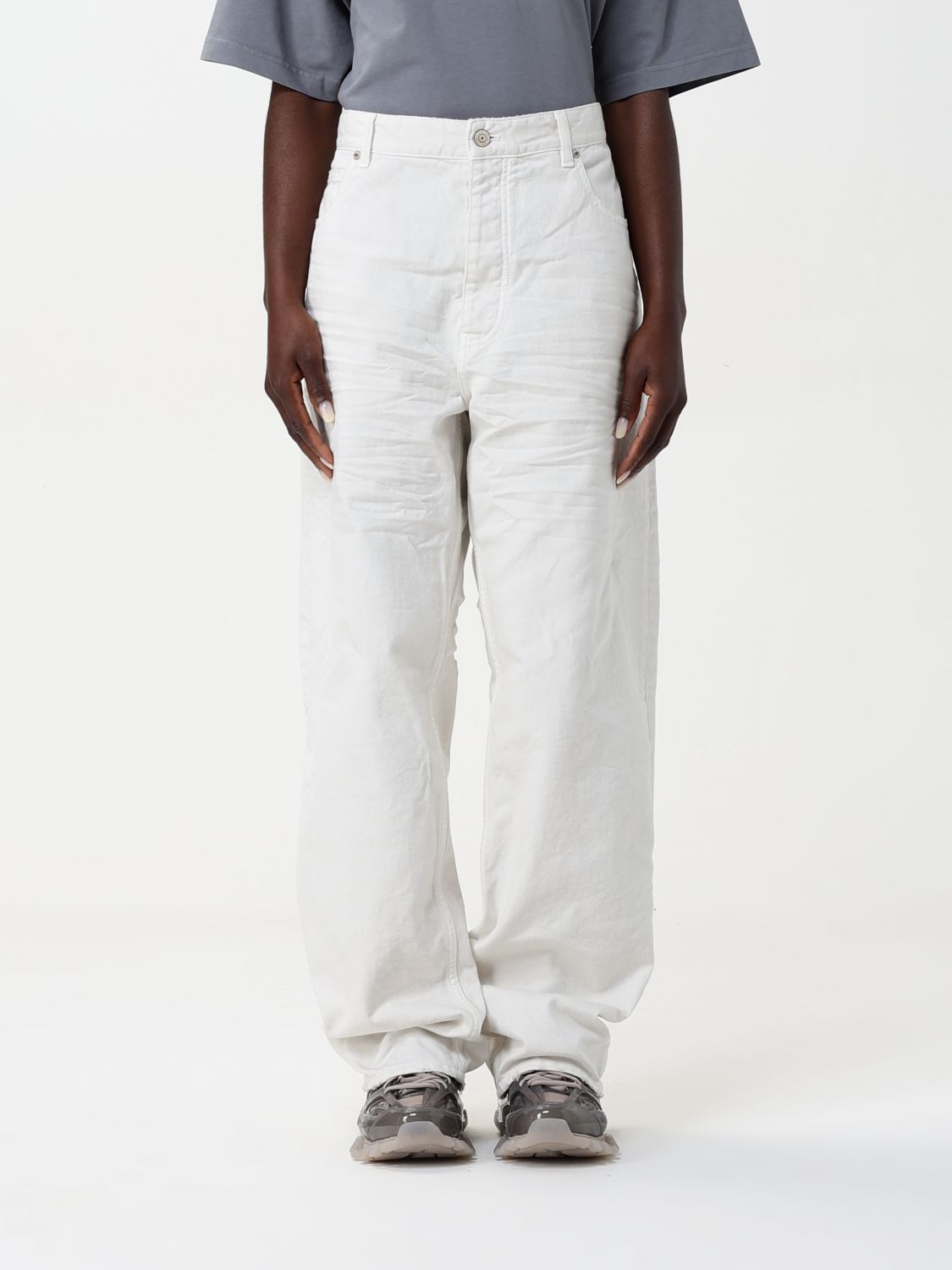 Balenciaga Jeans Woman White