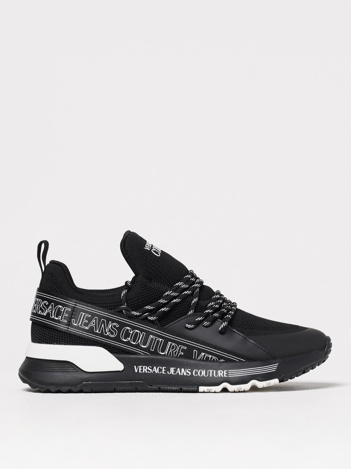 スニーカー VERSACE JEANS COUTURE Men Sneakers Black 78YA3SA3ZSC65 899 Amazon.com | VERSACE JEANS COUTURE Men Sneakers Black 11 US