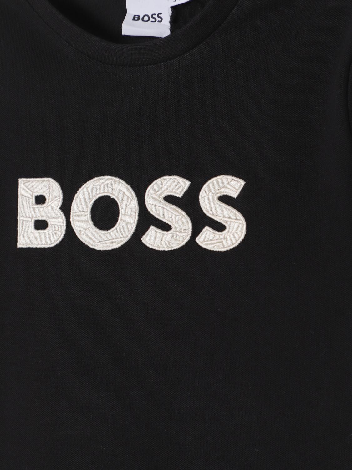 Boss T Shirt Kids Black