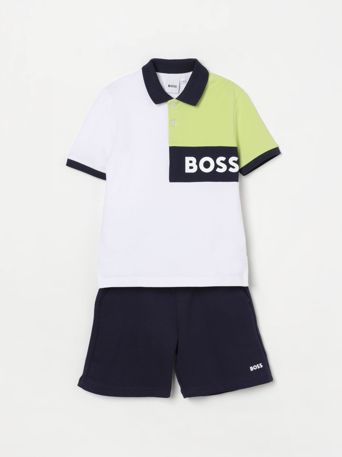 Boss Clothing Set Kids White