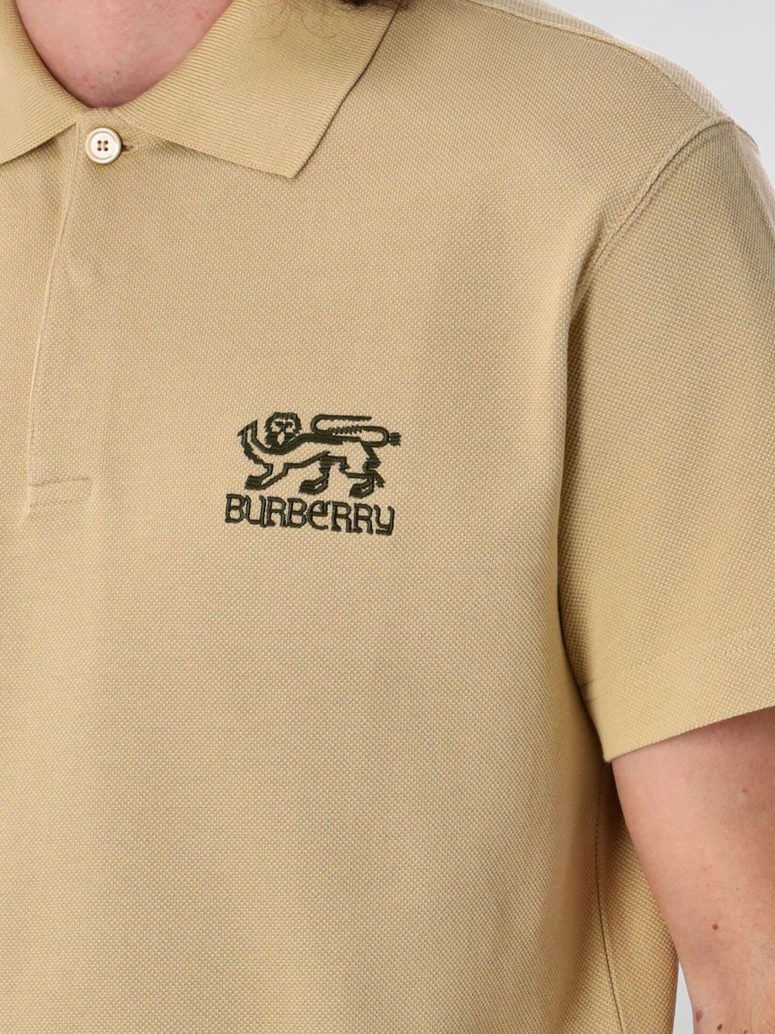 Burberry Polo Shirt Men Beige