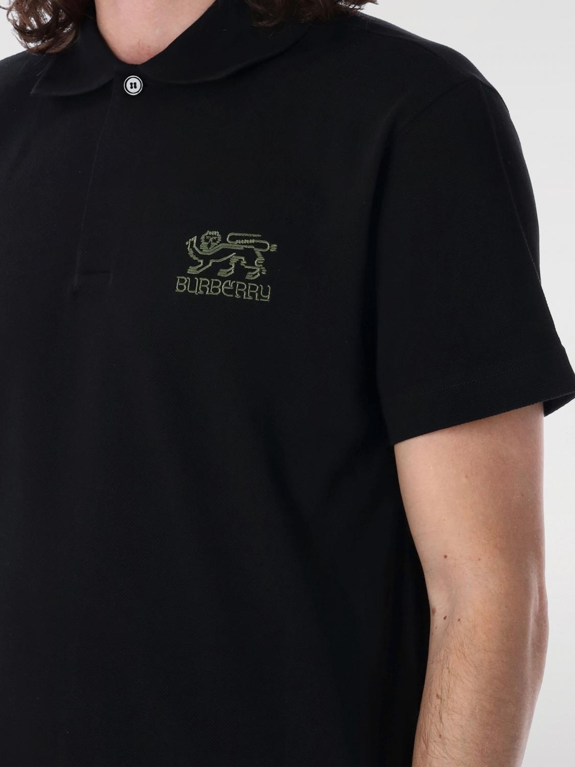 Burberry Polo Shirt Men Black