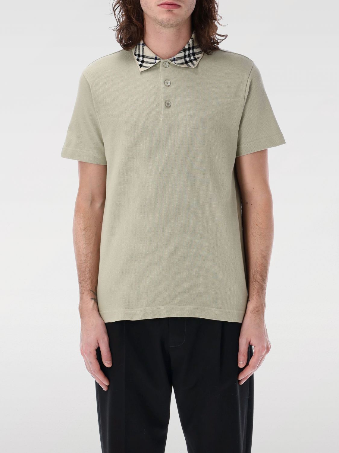 Burberry Polo Shirt Men Beige
