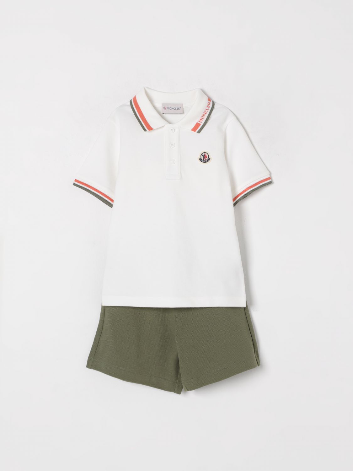 Moncler Clothing Set Kids Green