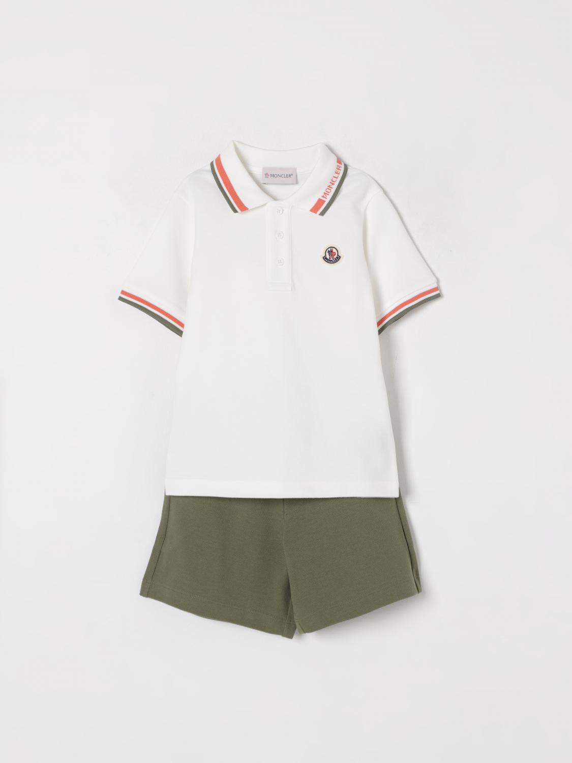 Moncler Clothing Set Kids Green