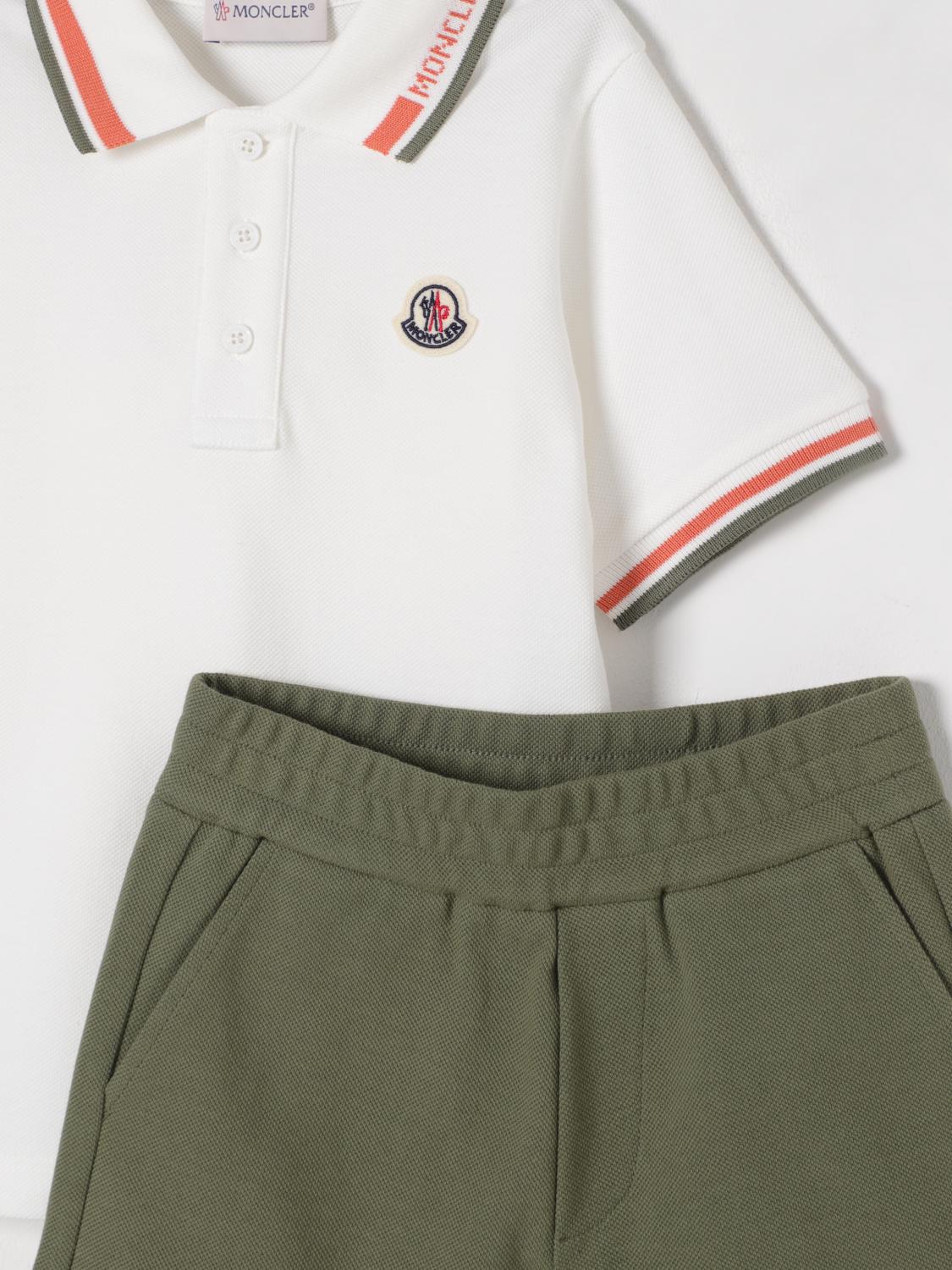 Moncler Clothing Set Kids Green
