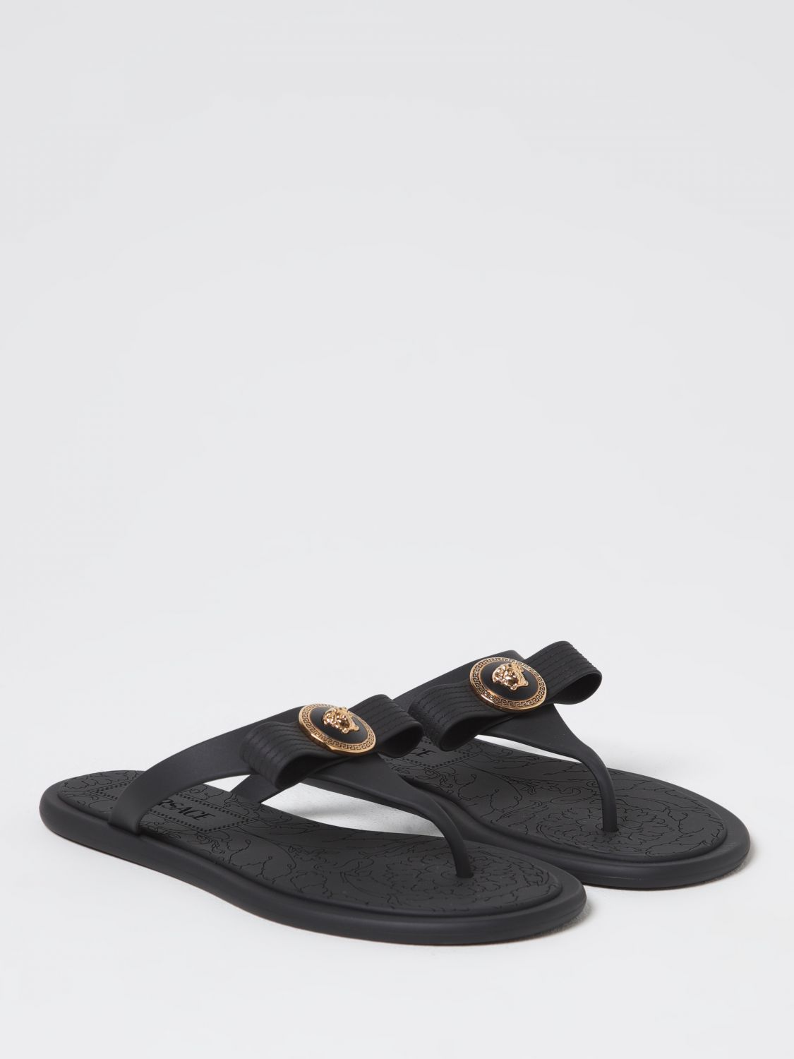 Versace Flat Sandals Woman Pink