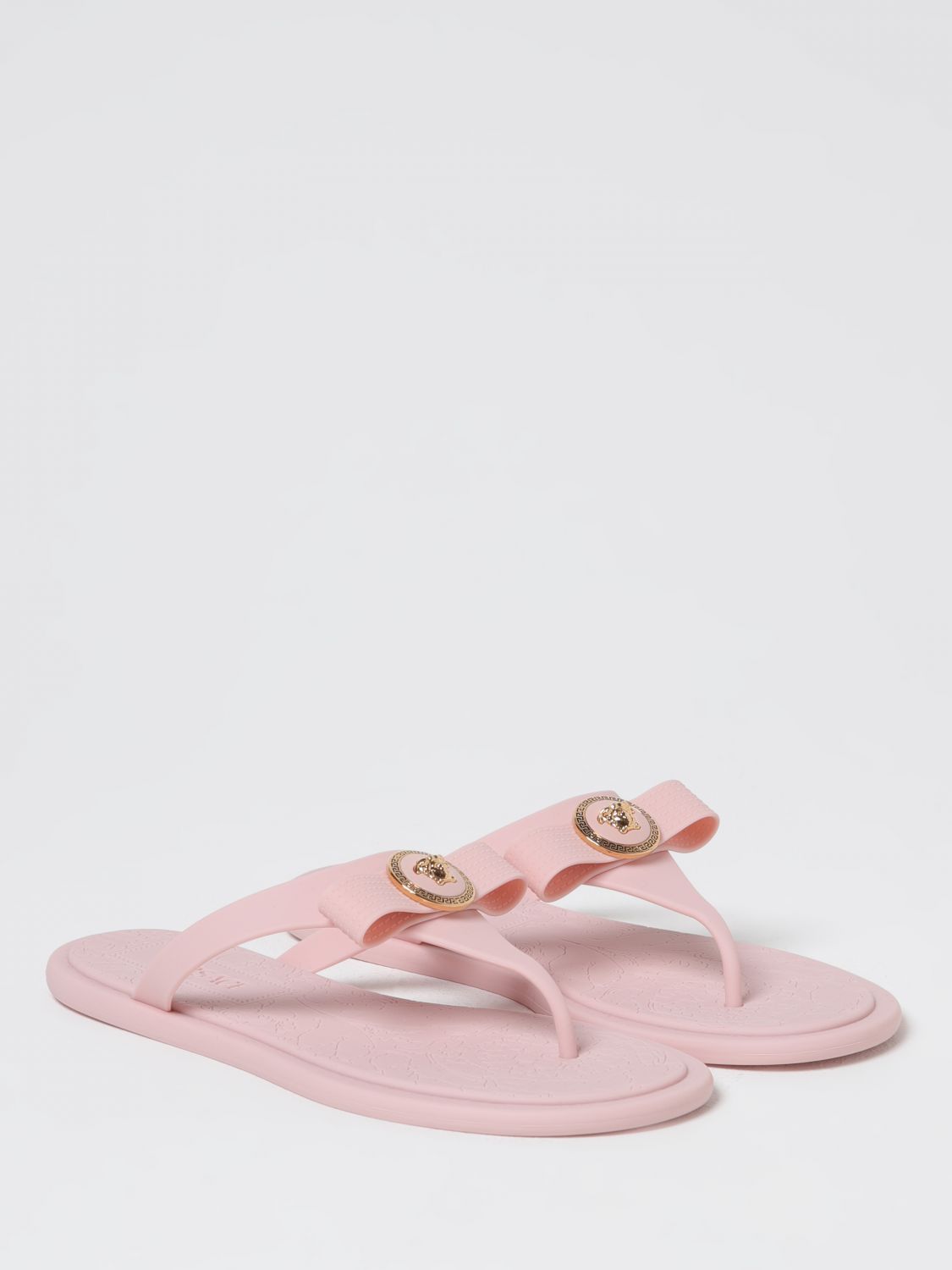 Versace Flat Sandals Woman Pink