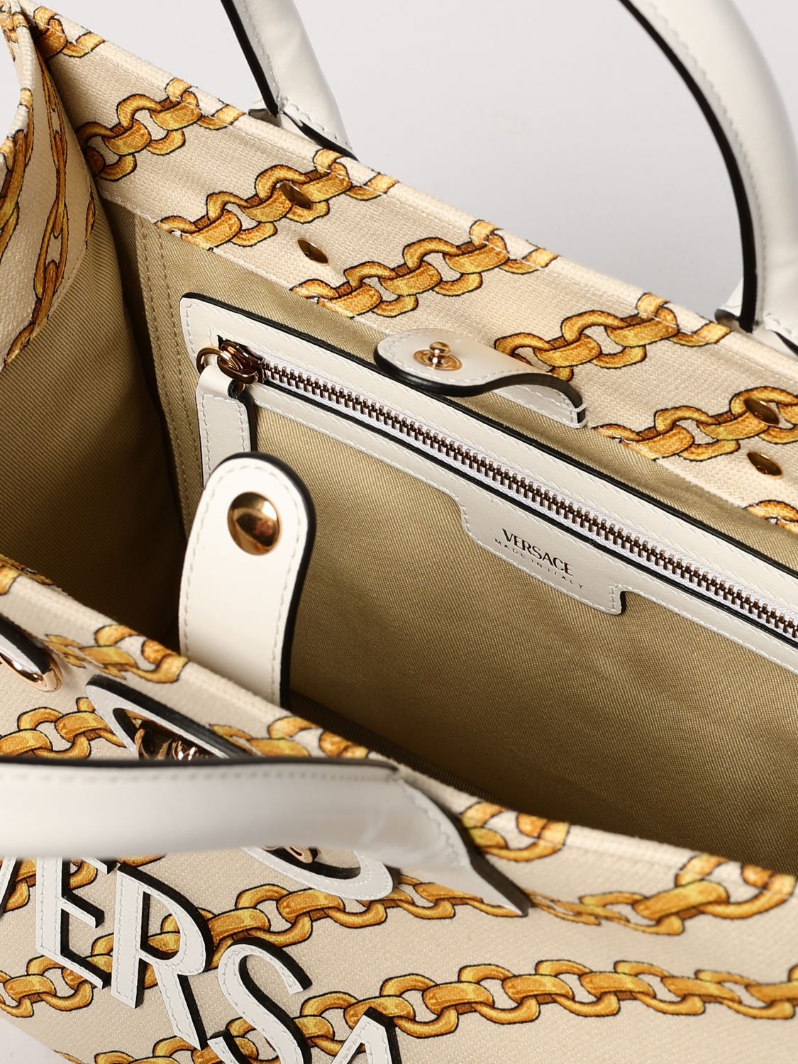 Versace Handbag Woman White