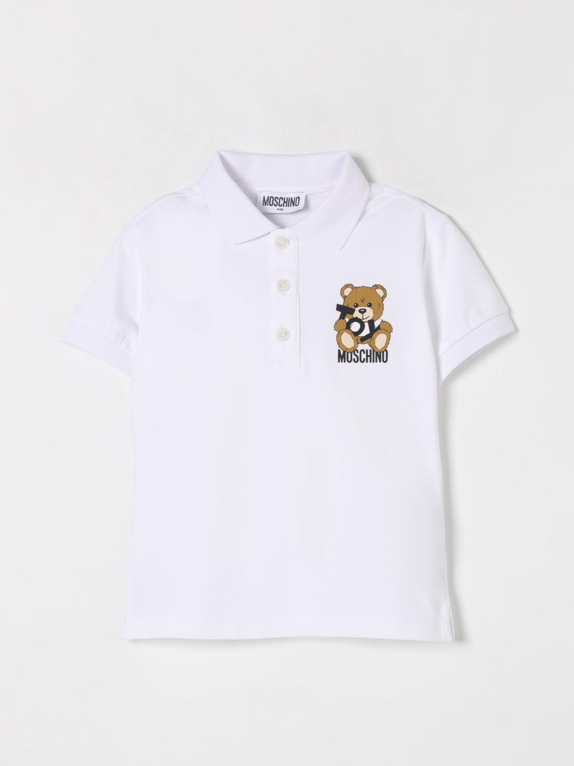 Moschino Polo Shirt Kids White