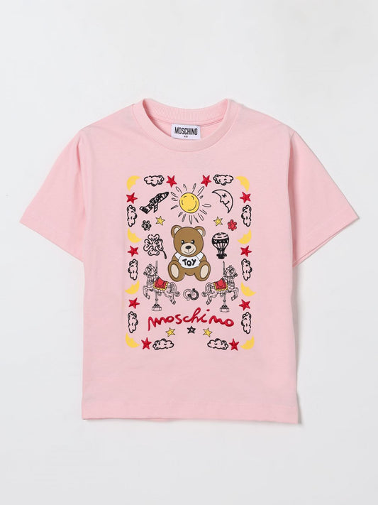 Moschino T Shirt Kids Pink