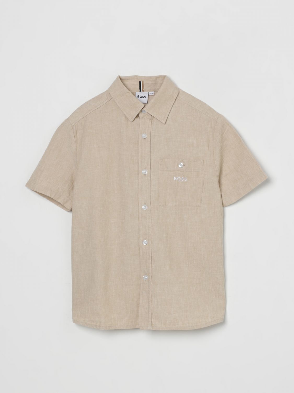 Boss Shirt Kids Beige