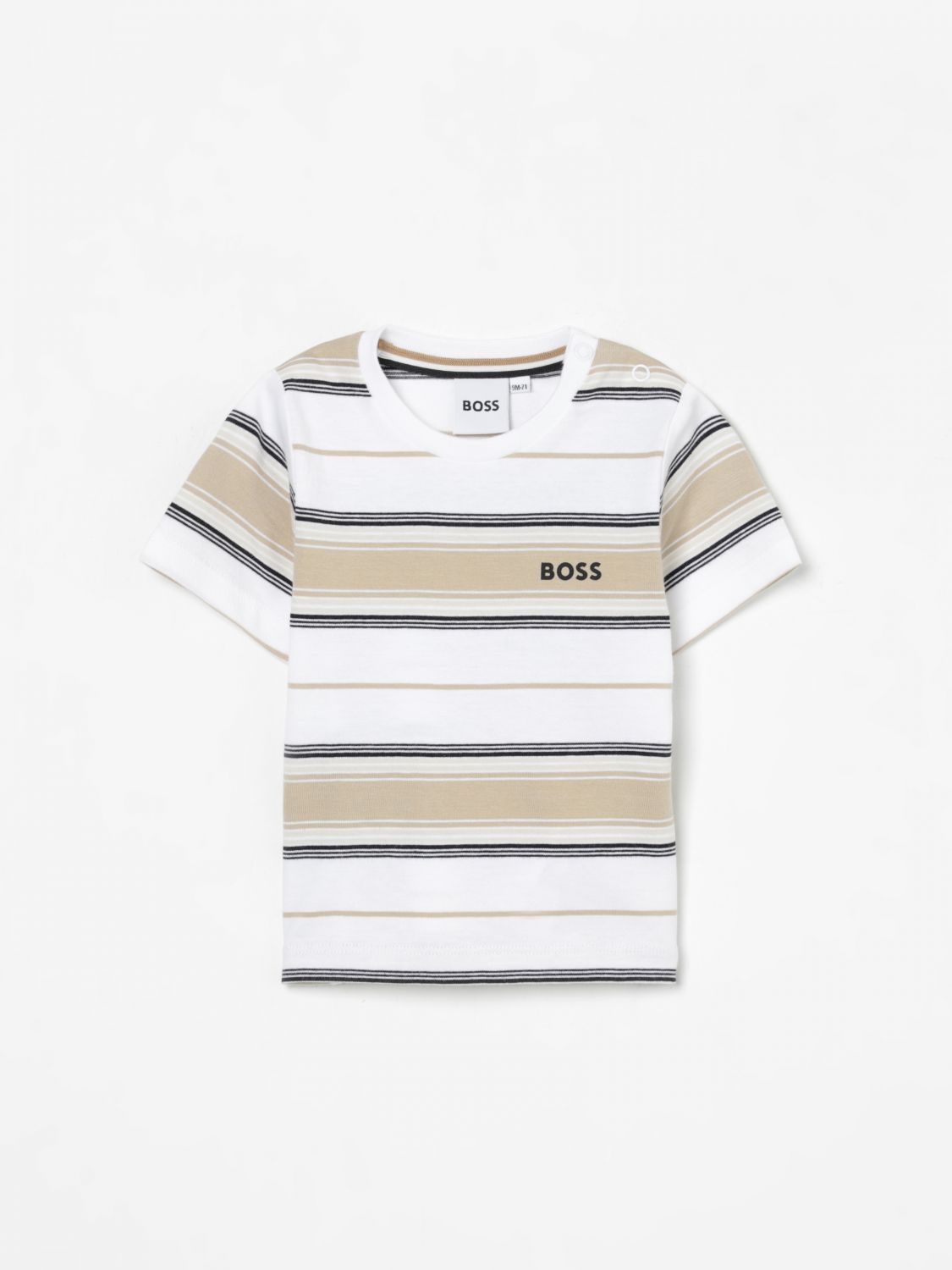 Boss T Shirt Kids Beige