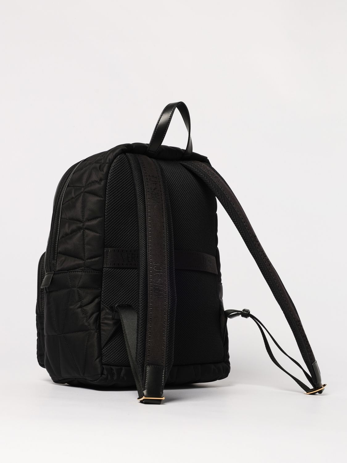 Versace Backpack Men Black