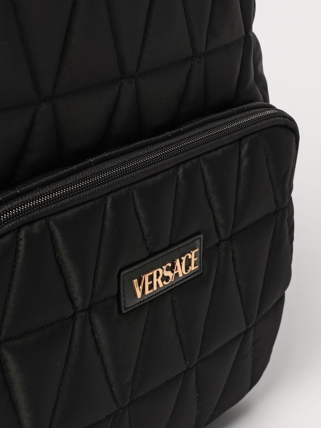 Versace Backpack Men Black