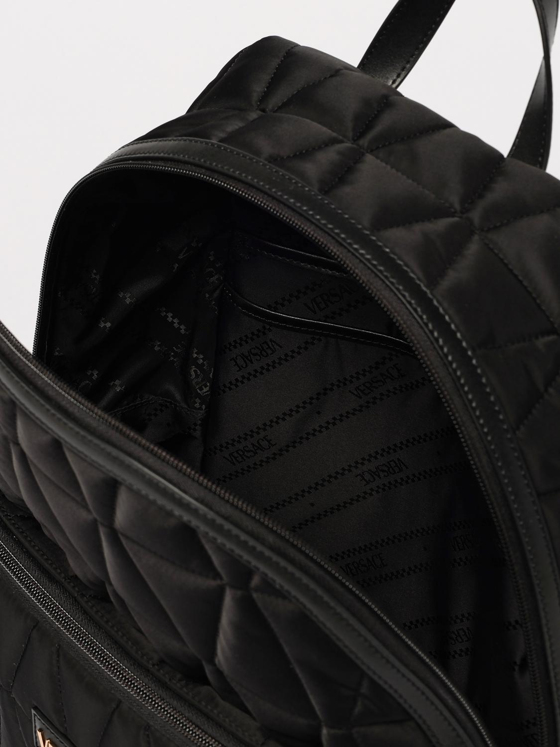 Versace Backpack Men Black